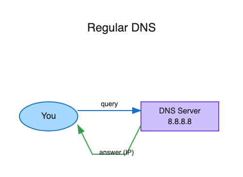 Regular DNS Flow